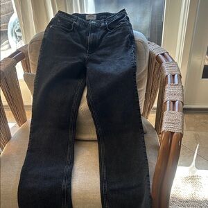 Agolde Black Washed Denim Jeans